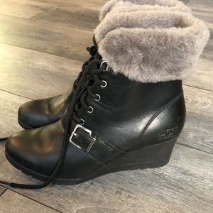 UGG real leather booties